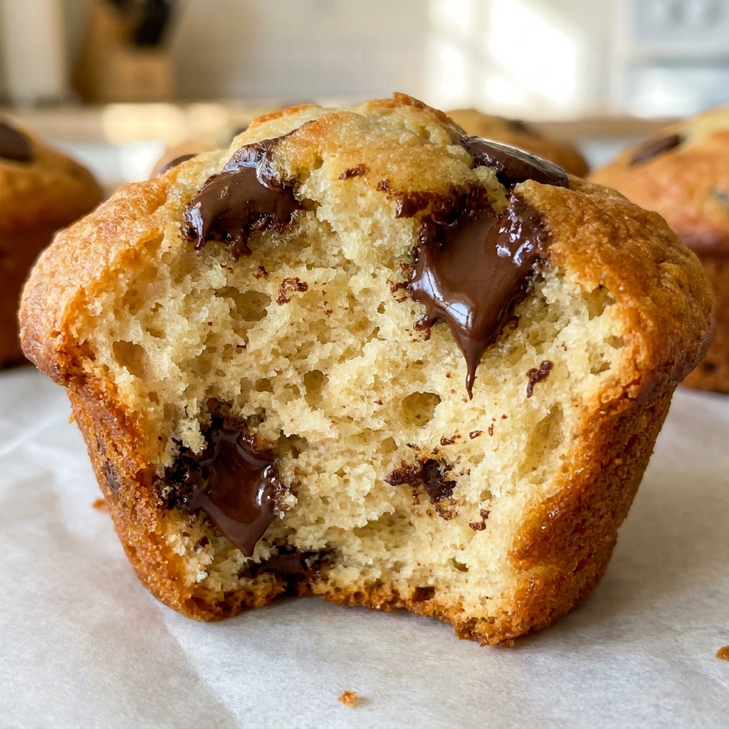 Golden Healthy High Protein Cottage Cheese Muffins on a plate