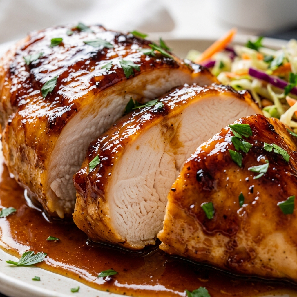 Chicken searing and sauce reduction in pan